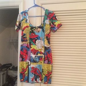 Spider-Man bodycon dress